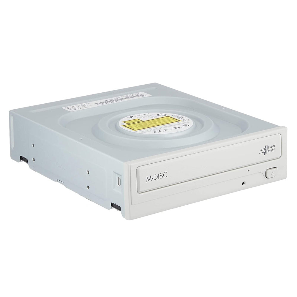 【内臓型スーパーマルチDVDドライブ / HLDS(日立LGデータストレージ) / GH24NSD5 WH BLH】バルク品 ホワイト 24倍速対応 ソフト付き