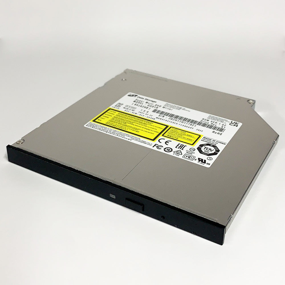 【内蔵型DVDスーパーマルチドライブ / HLDS(日立LGデータストレージ) / GUD1N】バルク品 ウルトラスリム 9.5mm厚 SATA接続 ベゼル装着済  黒 ブラック