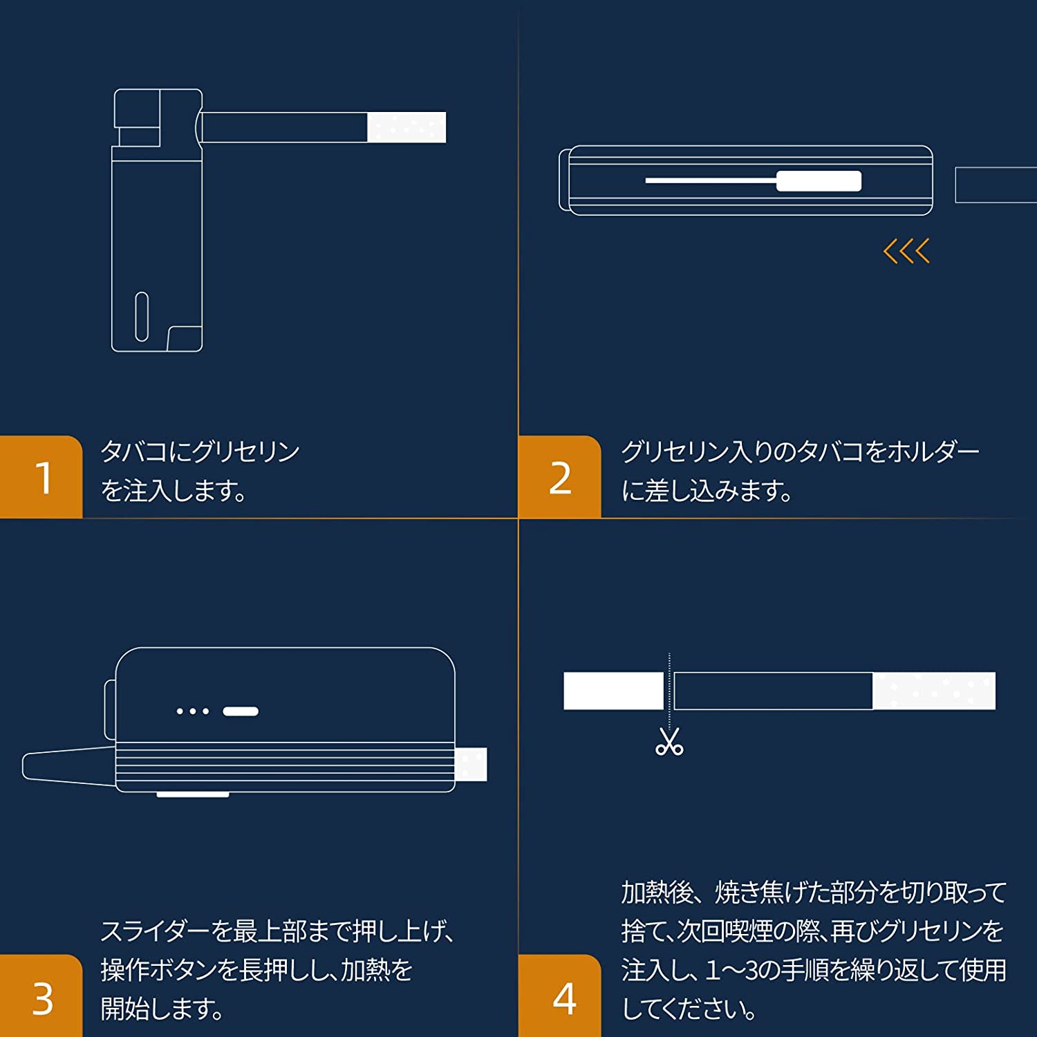 【加熱式タバコ / HIMASU / 1Be3-Gold】(ゴールド) 加熱式たばこ ヴェポライザー 紙巻き専用 「デバイス」で タバコ1本を3回吸える 節約