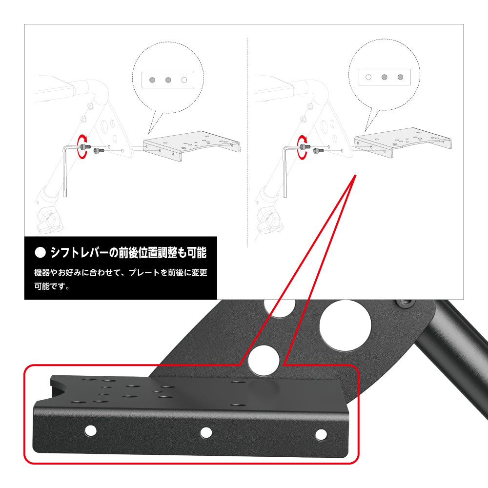 ★送料無料★【レーシングホイールスタンド / NOWMODE / LRS10-BS02-BK】スタンド チェア ハンドル ペダル シフター ハンコン ギア ブレーキ ステアリング