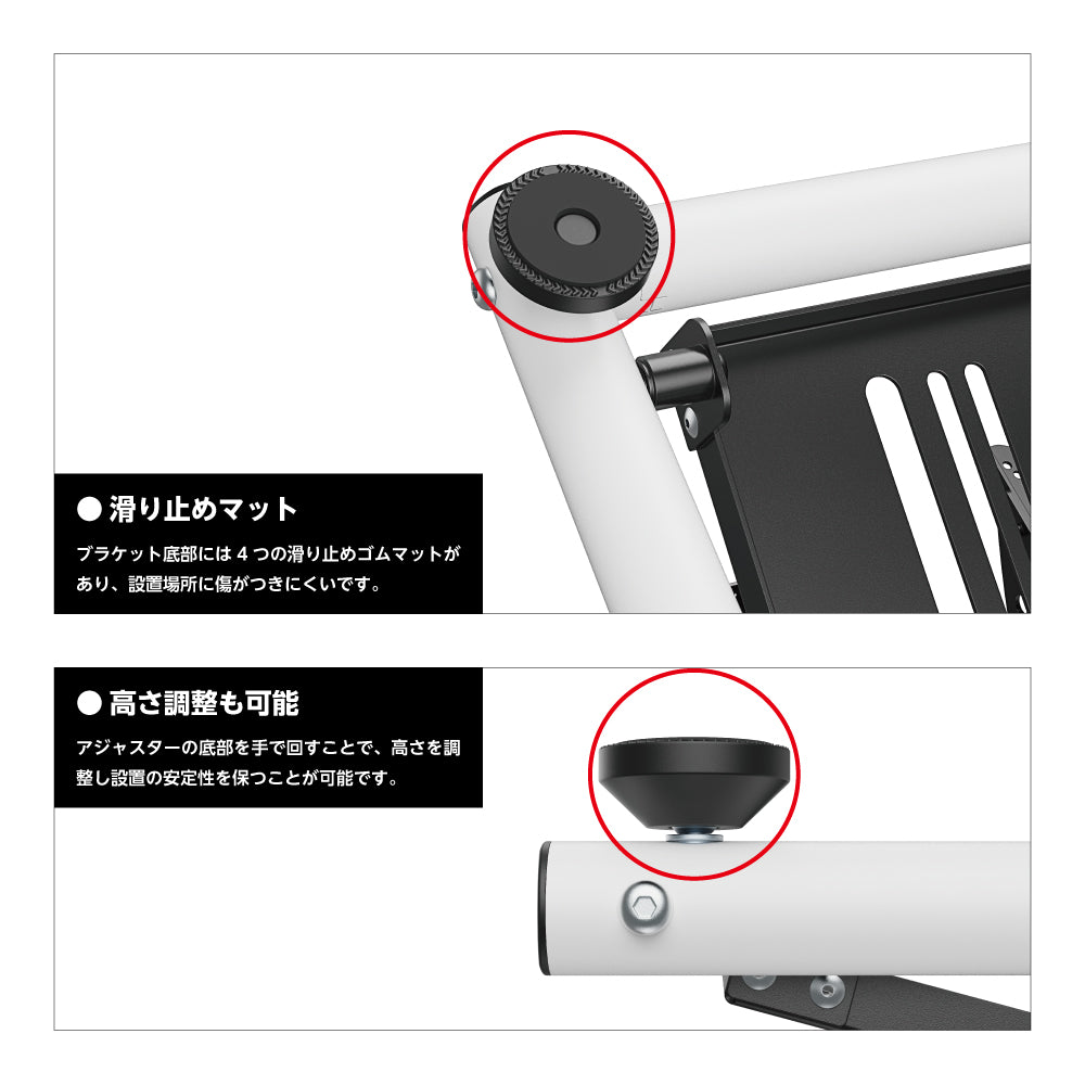 ★送料無料★【レーシングホイールスタンド / NOWMODE / LRS10-BS02-WH】スタンド チェア ハンドル ペダル シフター ハンコン ギア ブレーキ ステアリング