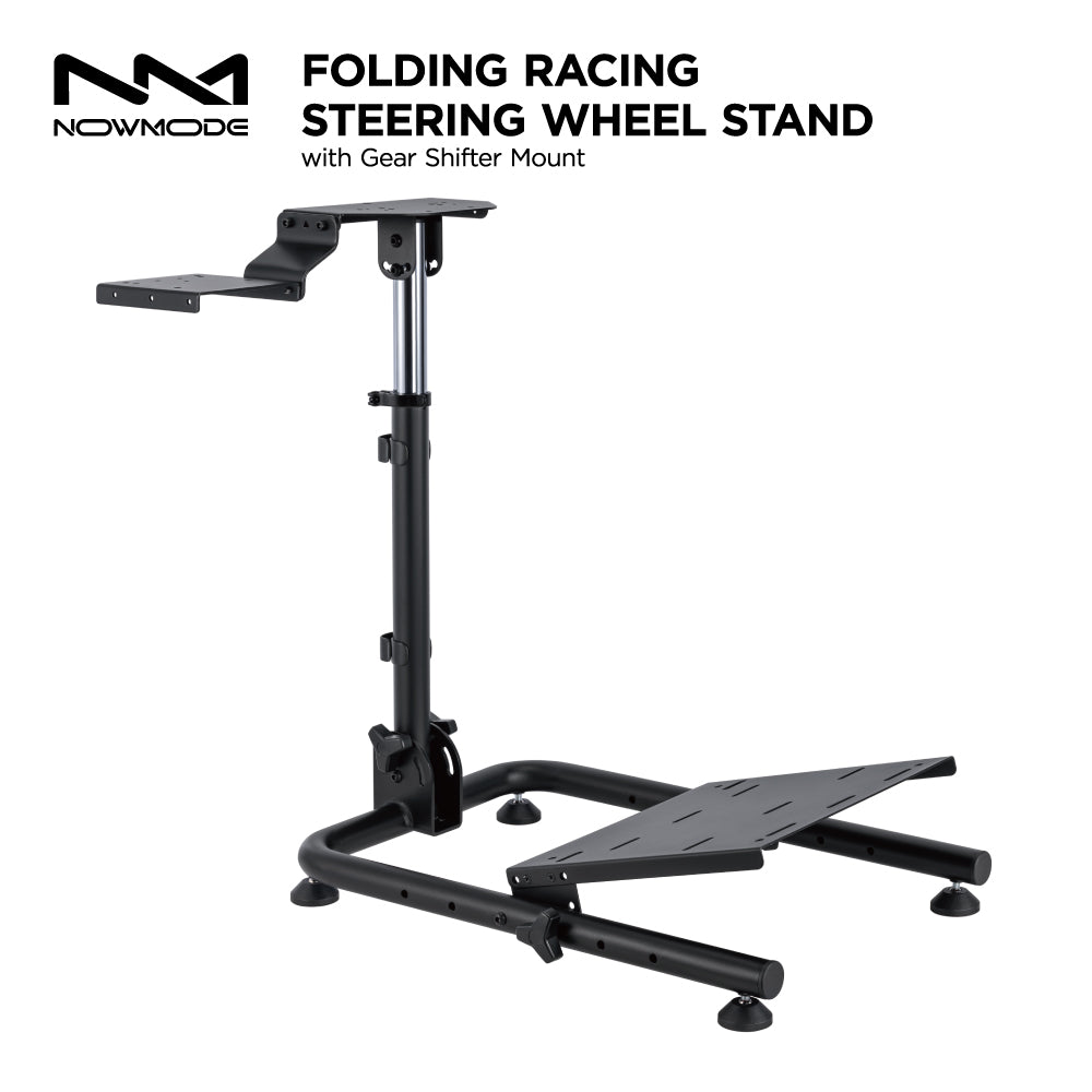 ★送料無料★【レーシングホイールスタンド / NOWMODE / LRS11-BS02-BK】スタンド チェア ハンドル ペダル シフター ハンコン ギア ブレーキ ステアリング
