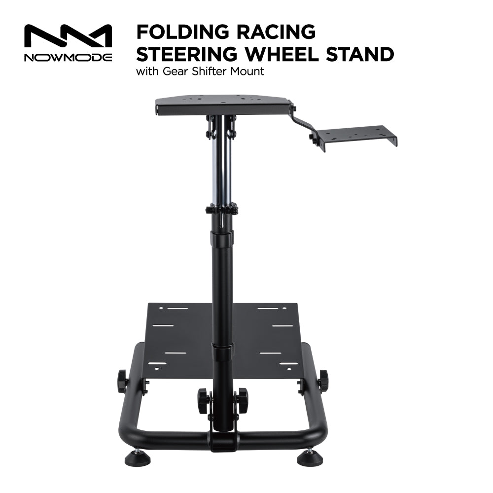 ★送料無料★【レーシングホイールスタンド / NOWMODE / LRS11-BS02-BK】スタンド チェア ハンドル ペダル シフター ハンコン ギア ブレーキ ステアリング