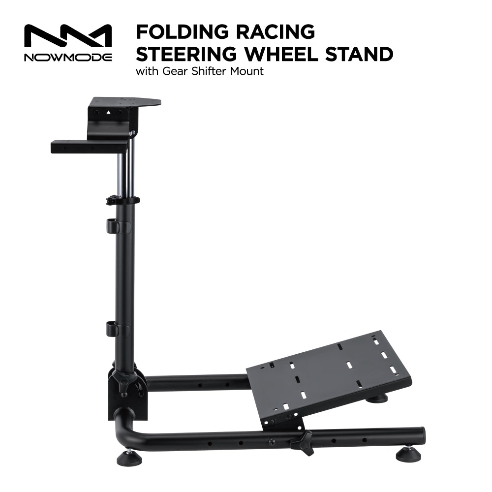 ★送料無料★【レーシングホイールスタンド / NOWMODE / LRS11-BS02-BK】スタンド チェア ハンドル ペダル シフター ハンコン ギア ブレーキ ステアリング