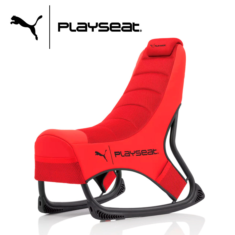 ★送料無料★【ゲーミングチェア / Playseat /PUMA Active Gaming Seat】通気性素材 脚部ゴム製滑り止め レッド 輸入品
