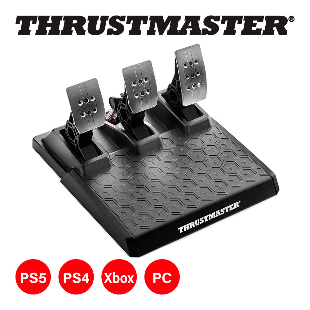 ★送料無料★【ゲームコントローラー / Thrustmaster / T3PM】フットペダル 磁気ペダルセット 100%金属ペダルヘッド PS5 PS4 Xbox one Xbox series X|S PC 対応 輸入品 1年保証