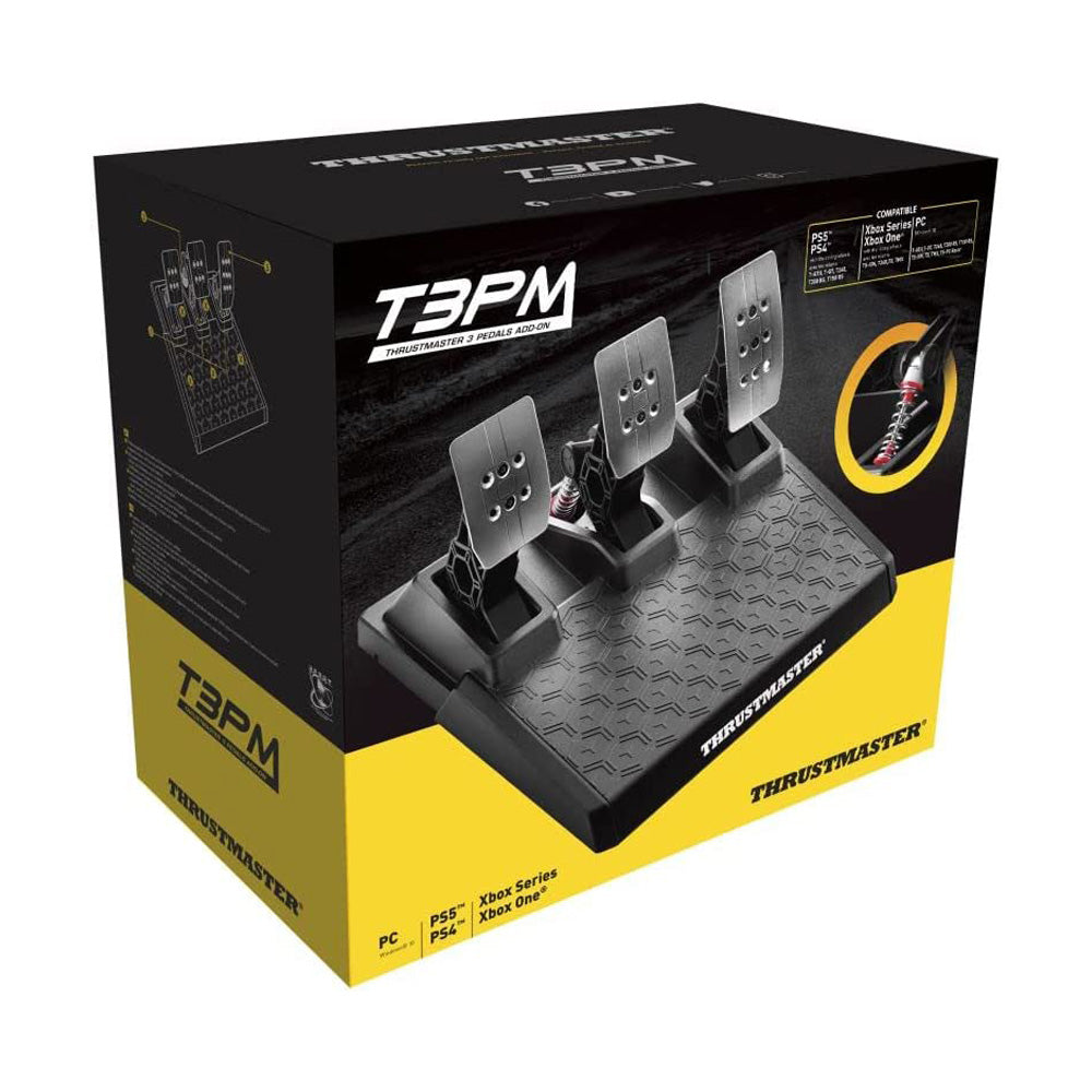 ★送料無料★【ゲームコントローラー / Thrustmaster / T3PM】フットペダル 磁気ペダルセット 100%金属ペダルヘッド PS5 PS4 Xbox one Xbox series X|S PC 対応 輸入品 1年保証
