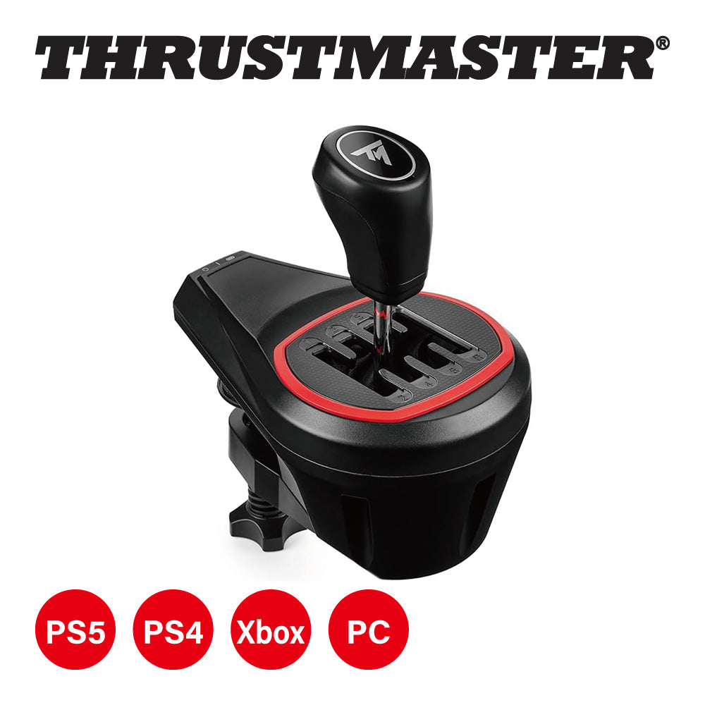 ★送料無料★【ゲームコントローラー / Thrustmaster / TH8S】シフター シフト ギア レバー ノブ ハンコン ドライブ ドライビング レース レーシング グランツーリスモ PS5/PS4/PC/Xbox 対応 1年保証 輸入品