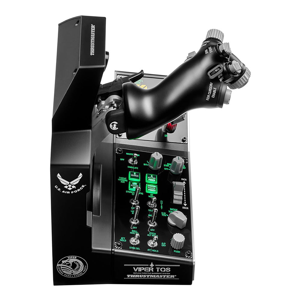 ★送料無料★【ゲームコントローラー / Thrustmaster / Viper TQS Mission Pack】フライトシミュレーター コックピット ジョイスティック パイロット 戦闘機 コンバット ミリタリー PC対応 1年保証 輸入品