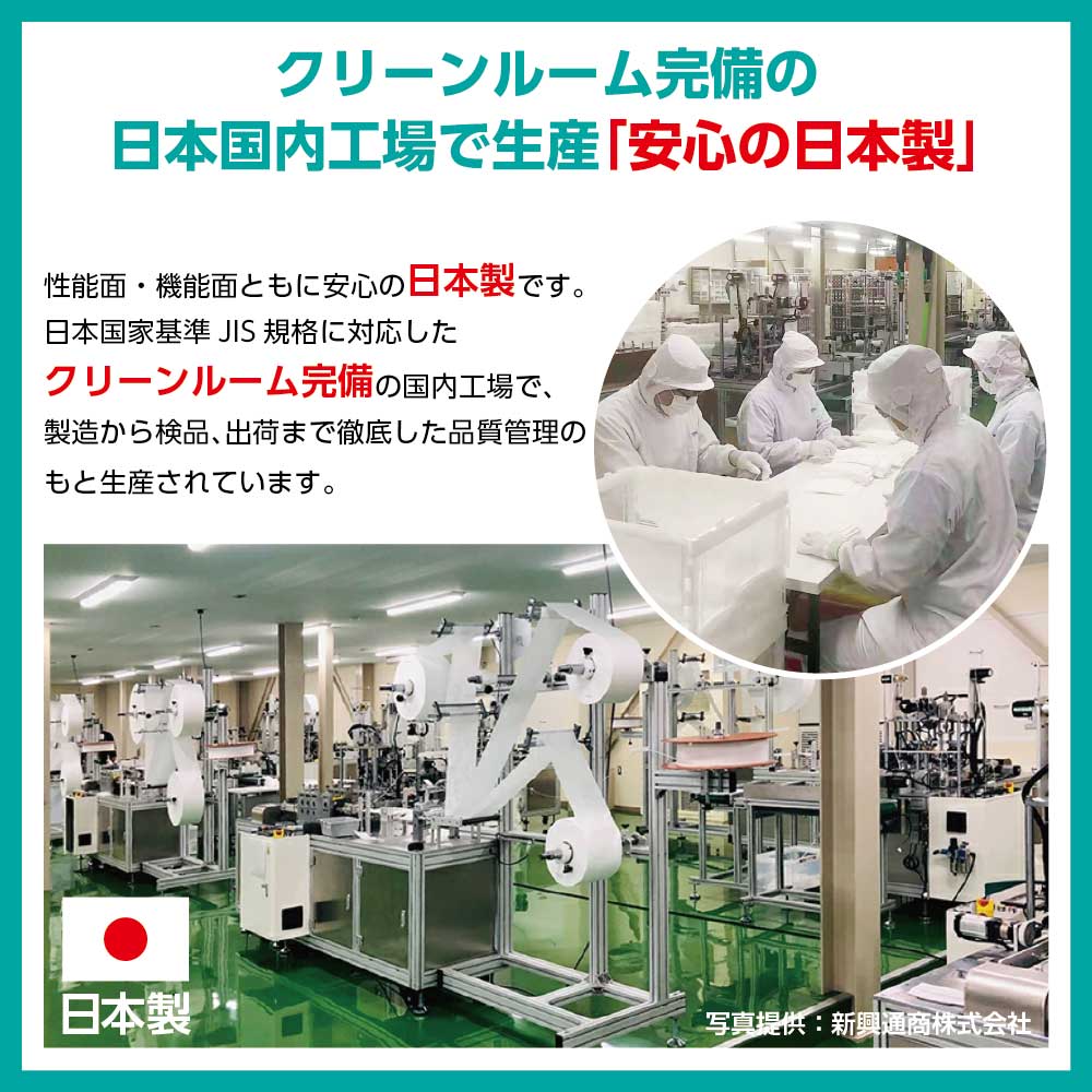 【不織布マスク / ナノAG+AIRマスク 50枚入】使い捨てマスク　プリーツマスク　普通サイズ　個包装　日本製